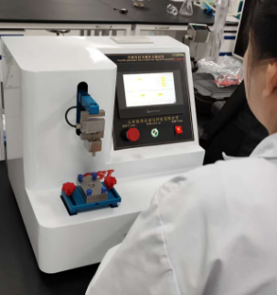 上海理濤為上海某檢測(cè)機(jī)構(gòu)提供注射針針尖刺穿力測(cè)試儀上門(mén)培訓(xùn)