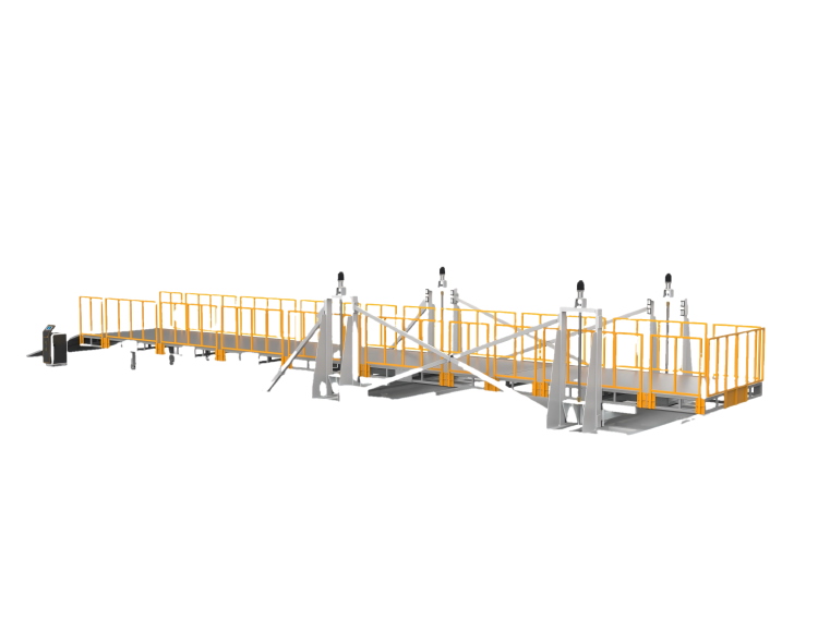 輪椅車動(dòng)態(tài)穩(wěn)定性試驗(yàn)臺(tái)